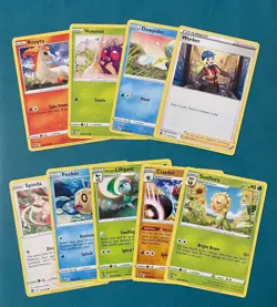 Pokemon TCG: Silver Tempest Lot with Sunflora, NM, Regular, English (9 cards) - Image 1