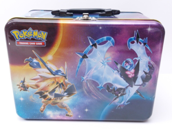 Pokemon TCG 2018 Sun And Moon Collectors Tin Lunch Box Chest EMPTY - Image 1