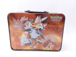 Pokemon TCG 2018 Sun And Moon Collectors Tin Lunch Box Chest EMPTY - Image 5