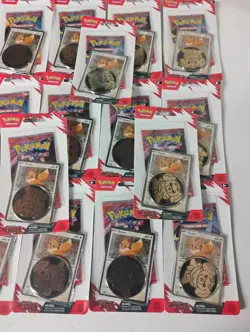 Lot of 15 Pokemon TCG Destined Rivals Checklane Blister Pack Eevee Promo - Image 3