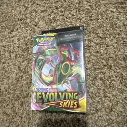 Sealed 3 Pack Evolving Skies Hanger Box Pokemon TCG Sword & Shield booster 820650851551 - Image 3