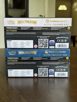 Pokemon TCG Mega Evolution Pokemon Center ETBs 2 Factory Sealed Boxes New - Image 5
