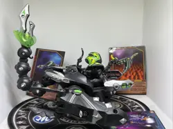 Bakugan Darkus Dharak Colossus & Card Complete Set Gundalian Invaders Rare - Image 2