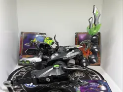 Bakugan Darkus Dharak Colossus & Card Complete Set Gundalian Invaders Rare - Image 4