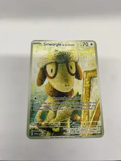 Smeargle Van Gogh Gold Metal Pokemon Card-Collectible Gift Display！ HOT - Image 2