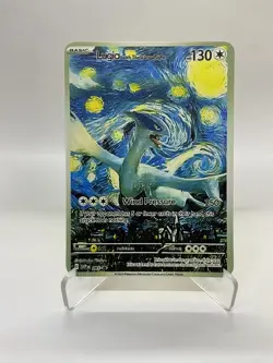 Lugia hp130 Van Gogh Gold Metal Pokemon Card-Collectible Gift Display！ HOT - Image 4