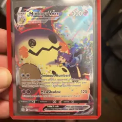 Pokemon Mimikyu VMAX Holo Ultra Rare TCG Card 2022 Brilliant Stars TG17/TG30 NM - Image 1