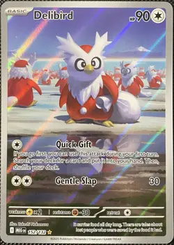 Delibird 152/132 Me01: Mega Evolution Holo - Pokemon Card - Image 1