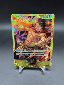 One Piece Card Game CCG TCG Portgas.D.Ace OP07-119 SEC Secret Rare English - Image 1