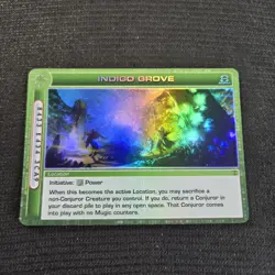 Chaotic TCG 1st Ed. Silent Sands Indigo Grove Super Rare Holo Card 94/100 - Image 1