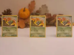 Pokemon TGC 2009 Supreme Victors Bublasaur 93 Regular Three card Bundle in NM - Image 1