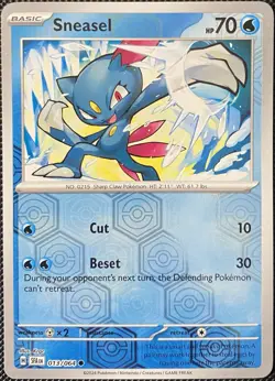 Sneasel 013/064 Sv: Shrouded Fable Reverse Holo - Pokemon Card - Image 1