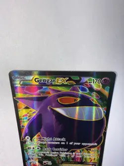 Pokemon Gengar EX Full Art Holo Ultra Rare Card XY-Phantom Forces 114/119 - Image 5