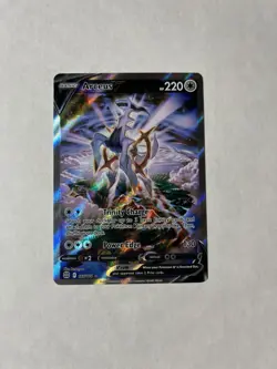 Arceus V 166/172 Brilliant Stars Holo Pokemon Card - Near Mint - Image 1