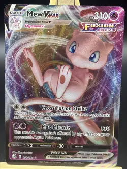 Pokemon Mew VMAX 114/264 Swsh08: Fusion Strike Holo Ultra Rare Card - Image 1