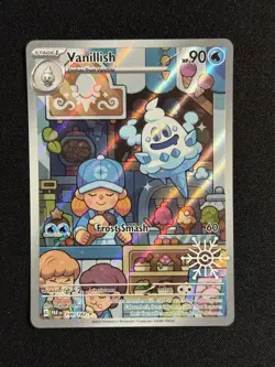 Vanillish 190/182 Pokemon TCG Holiday Calendar 2025 Festive Stamp Promo Card - Image 1