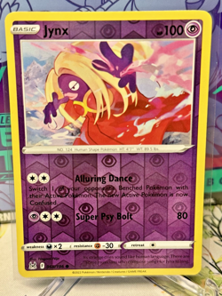 Jynx 068/196 LP Pokemon Card | SWSH11: Lost Origin Reverse Holo - Image 1