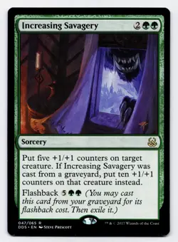 Increasing Savagery [047/065] DDS Rare Non-Foil [MTG Card English] - Image 1