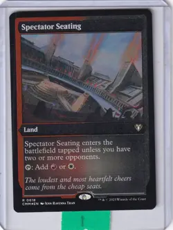 Spectator Seating FOIL Etched * Commander Masters - Alternate MTG - Image 1