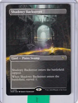Shadowy Backstreet (Borderless) * Murders at Karlov Manor - Variants MTG - Image 1