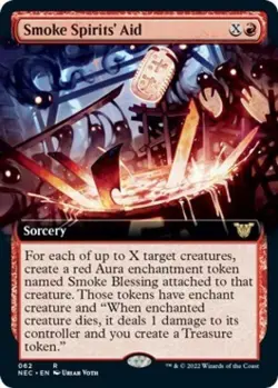 Smoke Spirits' Aid (Extended Art) - Near Mint MTG - Image 1