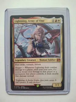 Lightning, Army of One - FINAL FANTASY - MTG - NM - Image 1