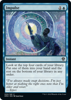 Impulse Light Play, English Magic the Gathering MTG Dominaria United - Image 1