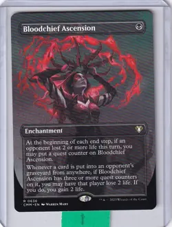 Bloodchief Ascension (Borderless) * Commander Masters - Variants MTG - Image 1