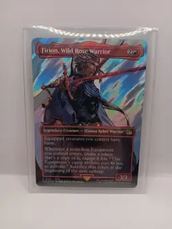 Final Fantasy MTG Surge Foil Firion Wild Rose Warrior NM/M - Image 1