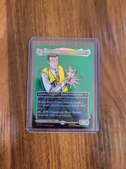 Peter Parker (0232) Borderless Foil 2025 Marvel's Spiderman MTG - Image 1
