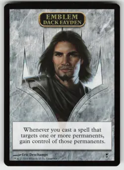 MTG Emblem - Dack Fayden T Conspiracy 9 LP - Image 1