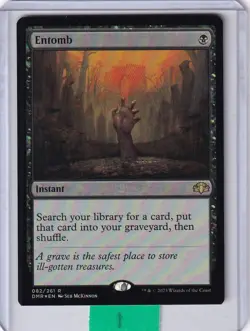 Entomb FOIL * Dominaria Remastered MTG Magic the Gathering - Image 1
