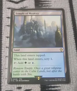 Temple of Mystery R MTG Commander: Final Fantasy M/NM, English - Image 1