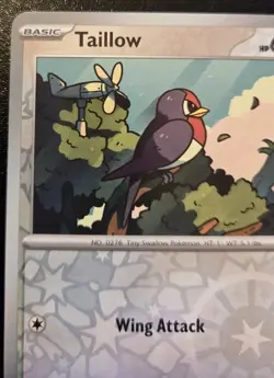 Taillow 156/182 Reverse Holo Common Scarlet & Violet Destined Rivals Pokemon TCG - Image 2
