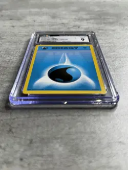 Pokemon Card 1st Ed Water Energy CGC 9 Mint, Base Set 102/102, 1999 (1) - Image 3