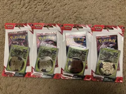 Pokemon TCG Destined Rivals Single Pack Blister Lot Of 4 Zarude Promo Sealed - Image 1