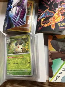 Pokemon TCG Mini Portfolio Lot 4 With Cards - Image 4