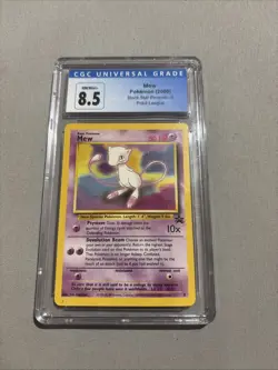 2000 Pokemon League Mew Black Star Promos #8 CGC 8.5 - Image 1