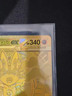 PERFECT CONDITION Mega Lucario ex 188/132 Me01: Mega Evolution Holo Pokemon MINT - Image 5