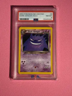 2002 Pokemon Neo Destiny Dark Gengar #6/108 PSA 8 - Image 4
