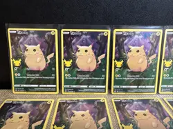 Lot Of 13 Pokemon Celebrations Pikachu 005/025 Full Art 25th From Pack To Sleeve - Image 2