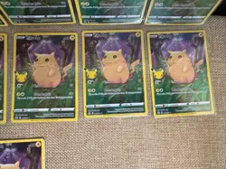 Lot Of 13 Pokemon Celebrations Pikachu 005/025 Full Art 25th From Pack To Sleeve - Image 5