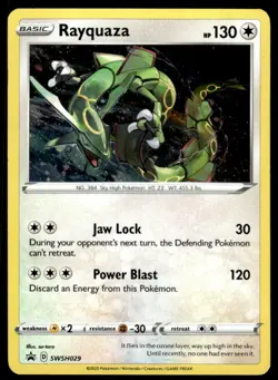 Pokemon TCG SWSH: Sword & Shield Promo Cards #SWSH029 Rayquaza NM - Image 1