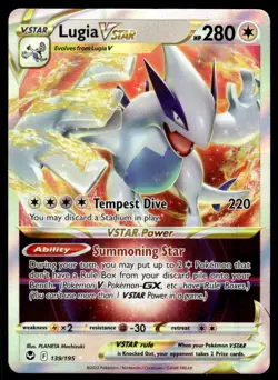 Pokemon TCG SWSH12: Silver Tempest #139/195 Lugia VSTAR NM - Image 1