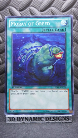 | Yugioh Moray of Greed SDRE-EN029 1st Common Structure Realm Of The Sea LP | - Image 1