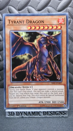 | Yugioh Tyrant Dragon SS02-ENA07 1st Common Duelists Of Tomorrow NM 🔥 | - Image 1