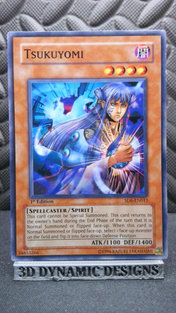 | Yugioh Tsukuyomi SD6-EN011 1st Edition Structure Deck Spellcasters NM-LP | - Image 1