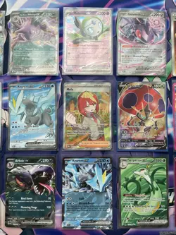 (21) Pokemon Card Lot Ultra Rare, Full Arts EX V Holo Lot Vstar, Nidoking Kyurem - Image 3