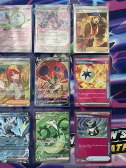 (21) Pokemon Card Lot Ultra Rare, Full Arts EX V Holo Lot Vstar, Nidoking Kyurem - Image 4