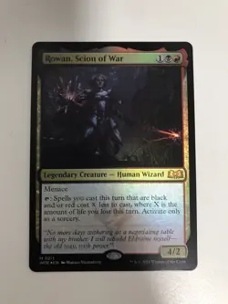 Rowan Scion of War Foil MTG Magic the Gathering Card NM Near Mint WOE - Image 1